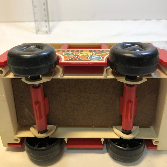 Vintage 1969 Fisher-Price Little People MINI BUS Van - Picture 4 of 12